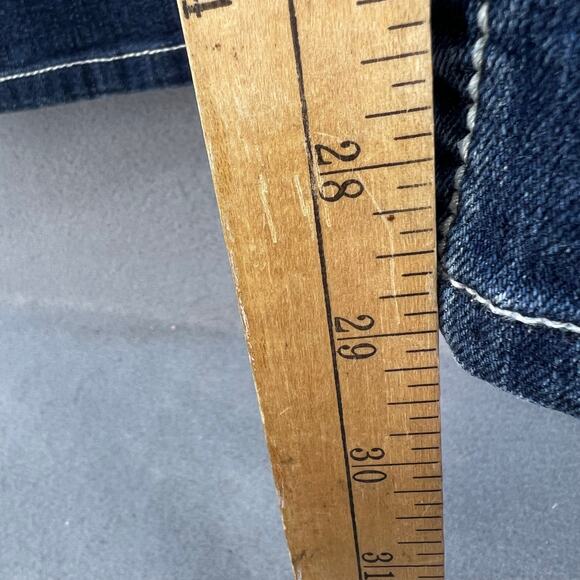 Miss Me Jeans Women's 27 (4) Blue Signature Boot Flower Sequin Pockets Blingy - Picture 15 of 15